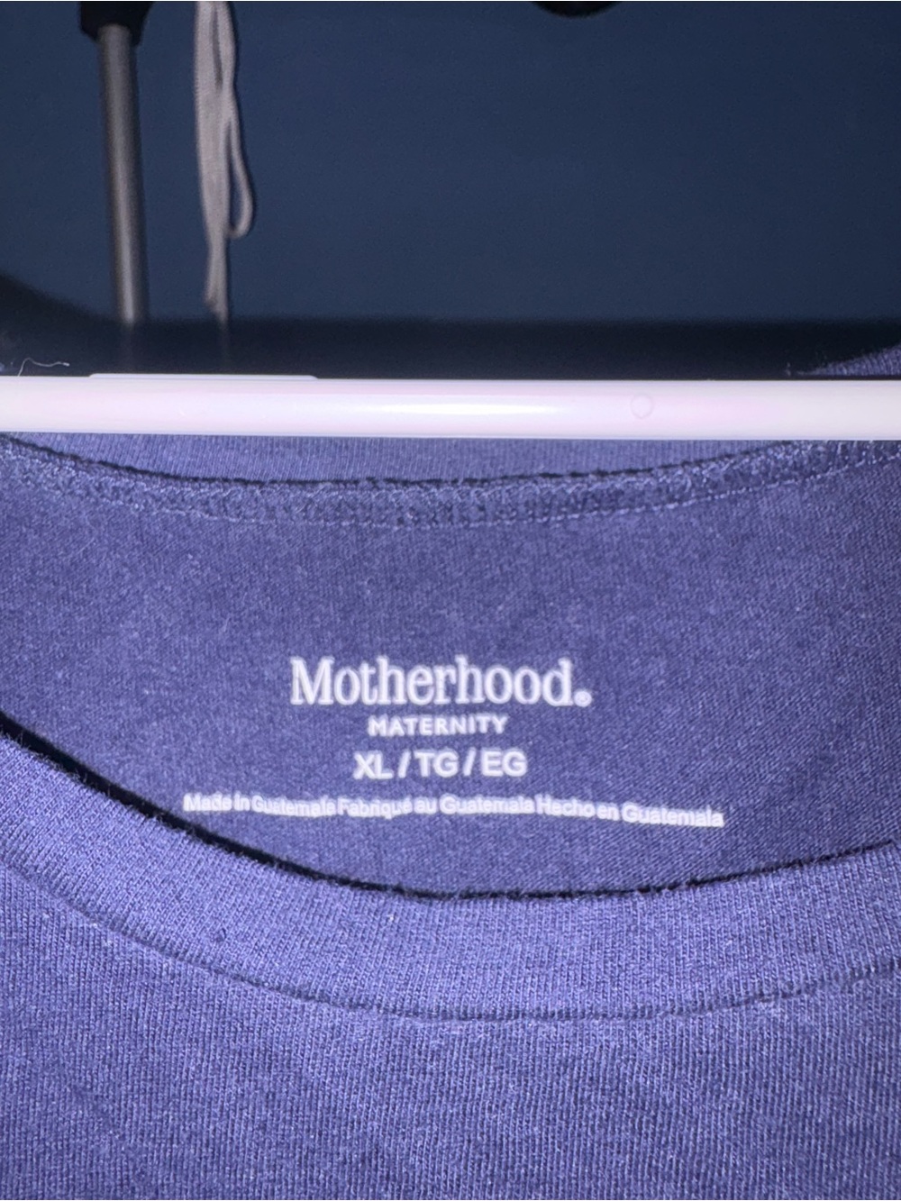 Motherhood Maternity Navy Short Sleeve Maternity Tee